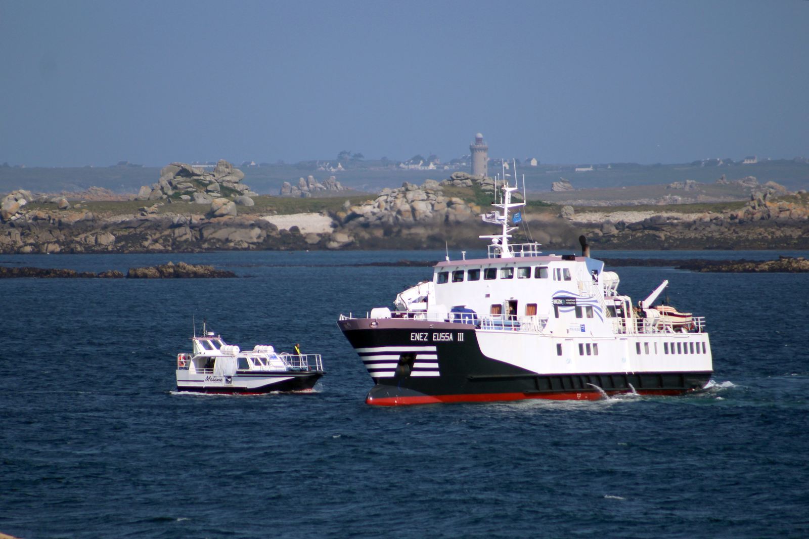 transbordement à Molène