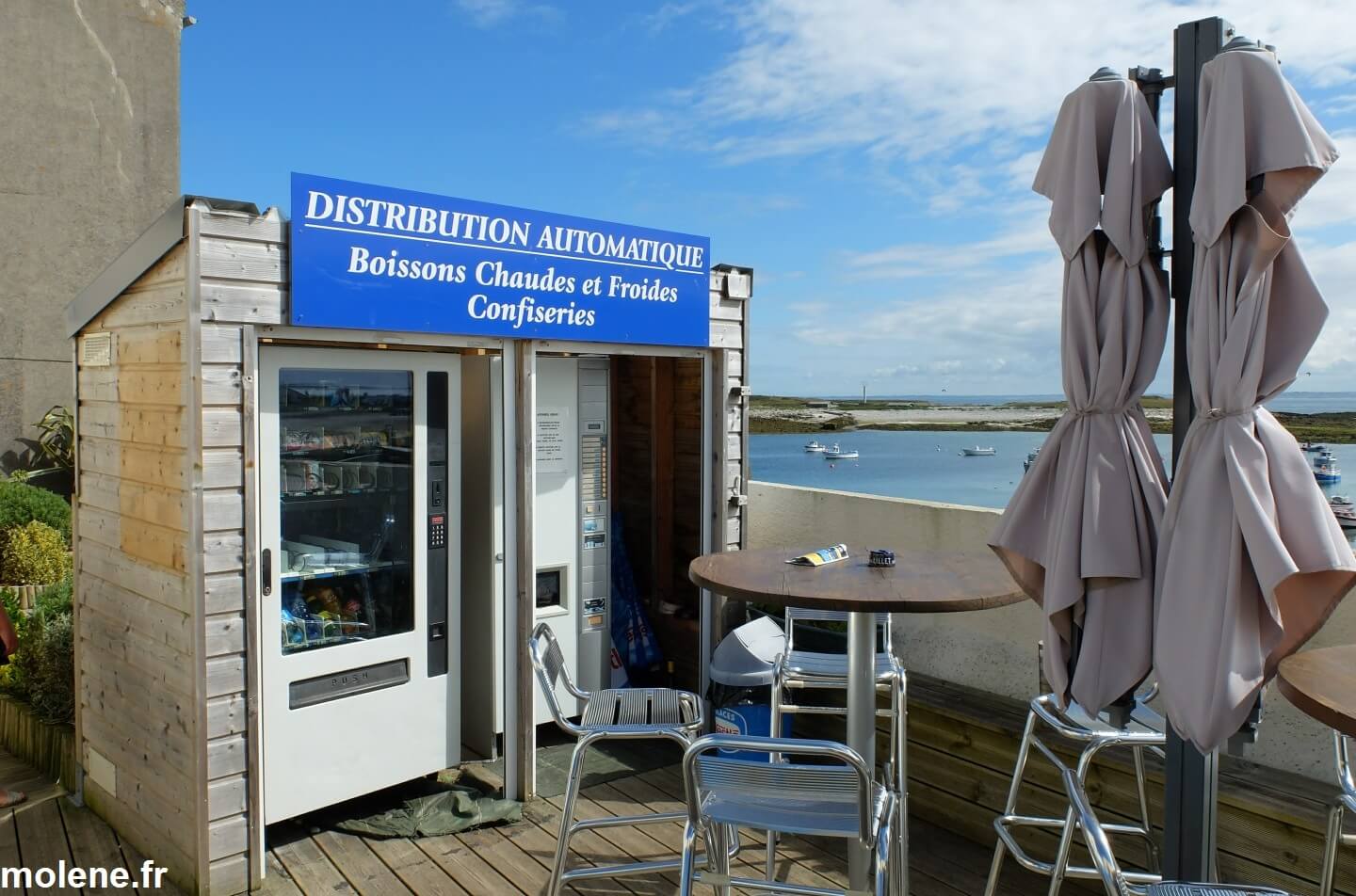 distributeur automatique la plage molène