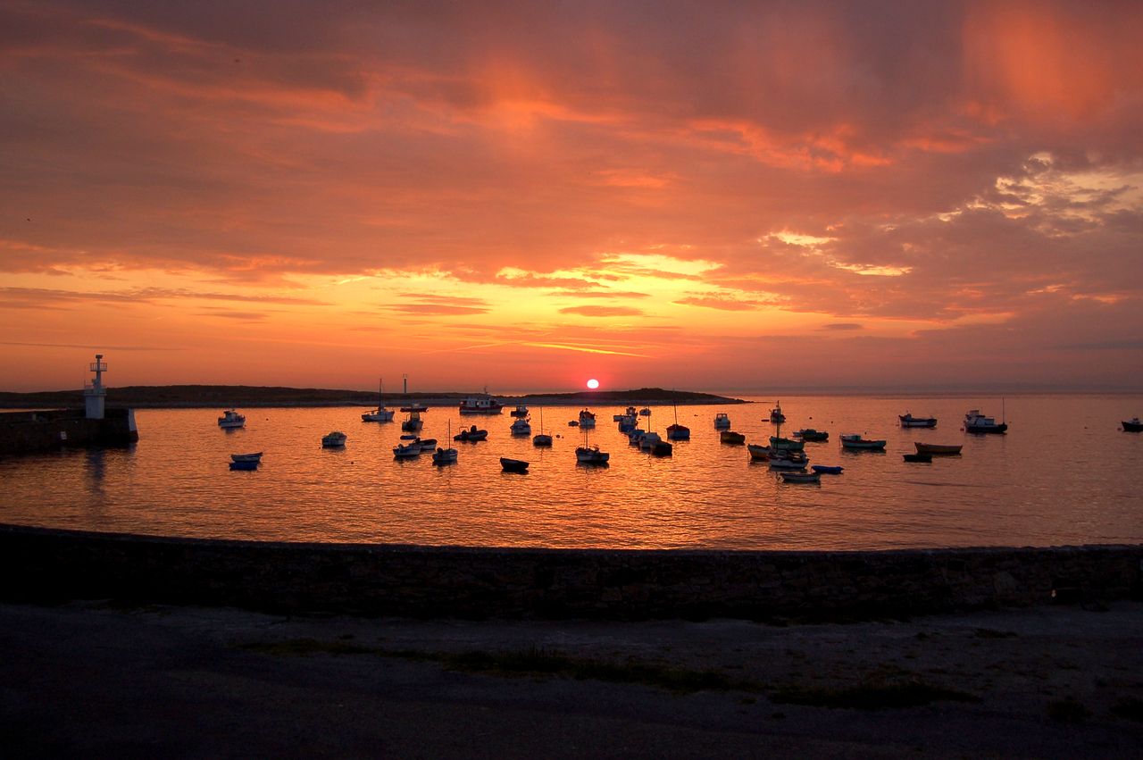 vue des chambres La Plage molène