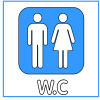 WC séparés logowc