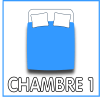 Chambre avec 1 lit double