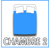 Grande chambre avec 1 lit double