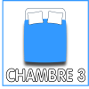 Grande chambre avec 1 lit double